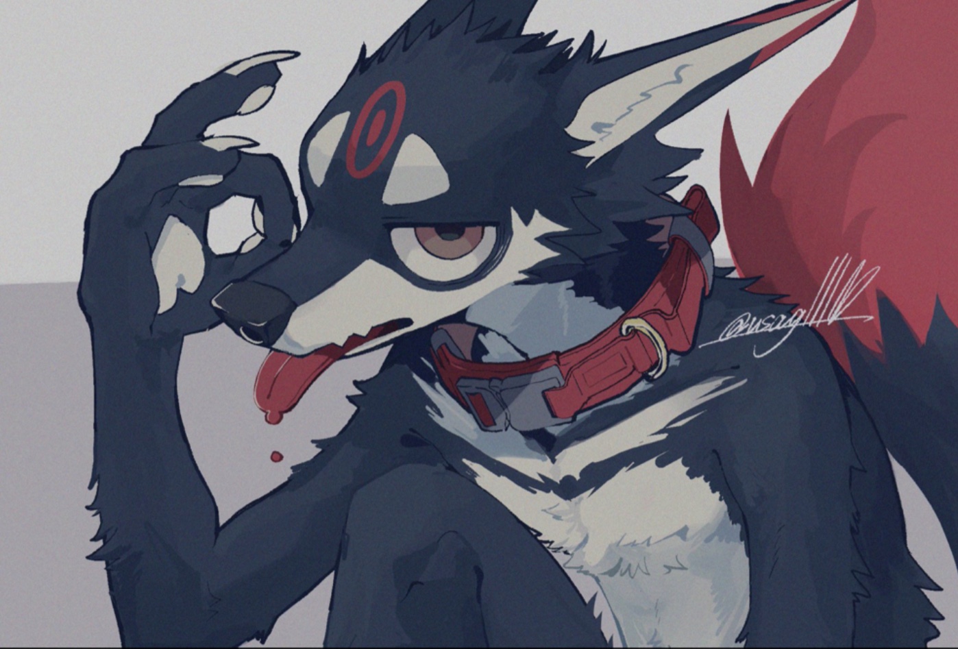 【Furry绘画】冷酷小狼