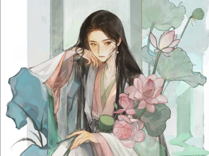 【procreate】清供