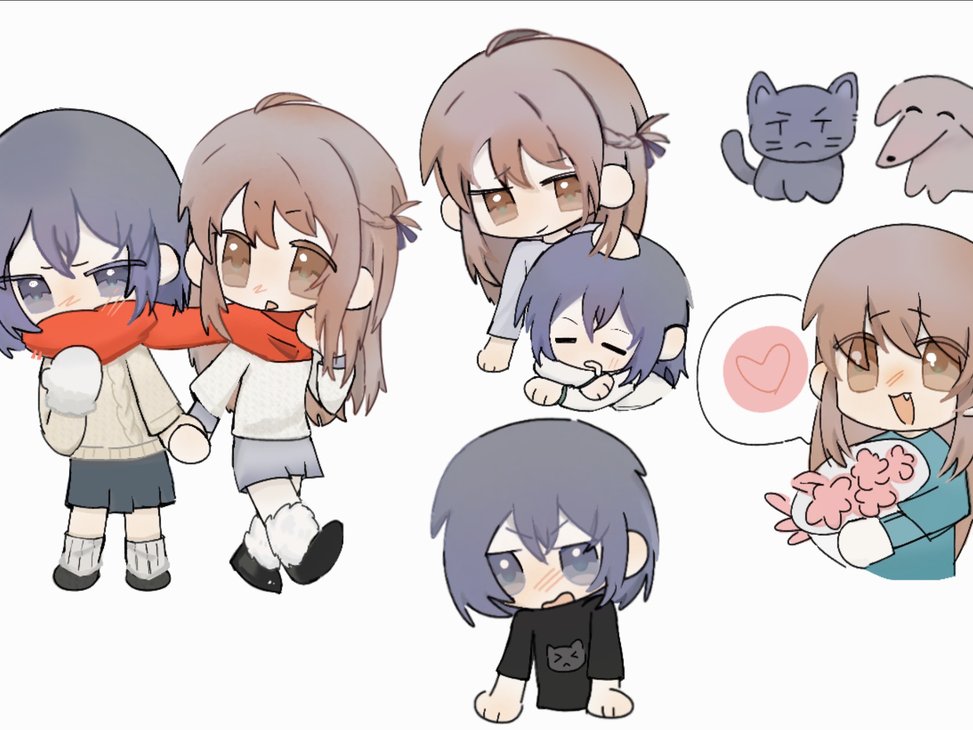 【一周一次买下同班同学的那些事/上色过程】喜欢