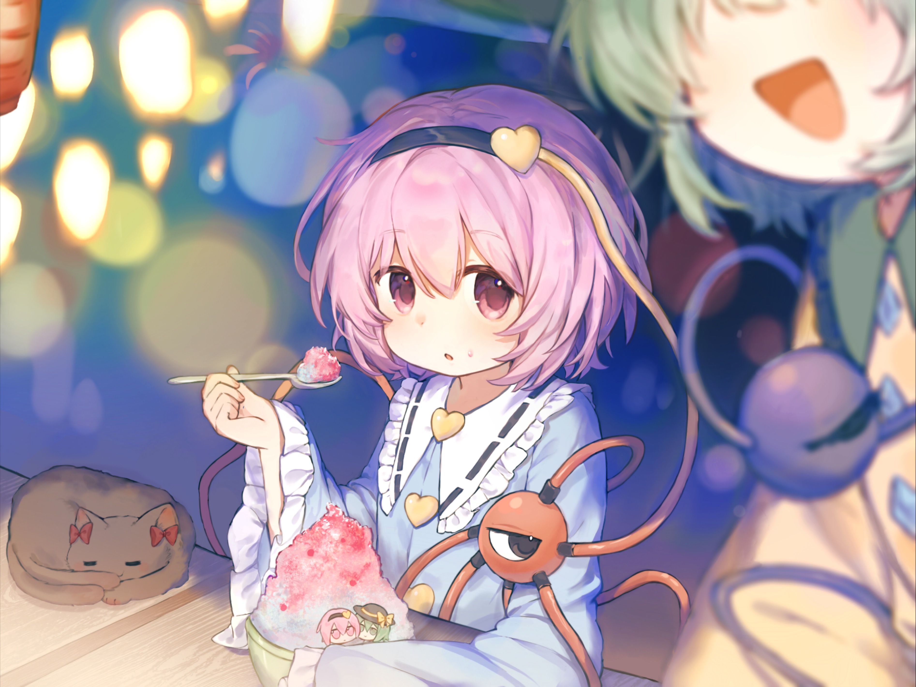 觉恋姐妹，深夜觅食中！！！