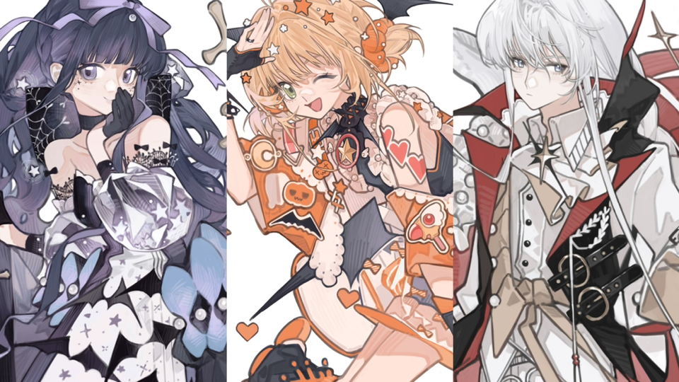 【绘画过程】3 in 1