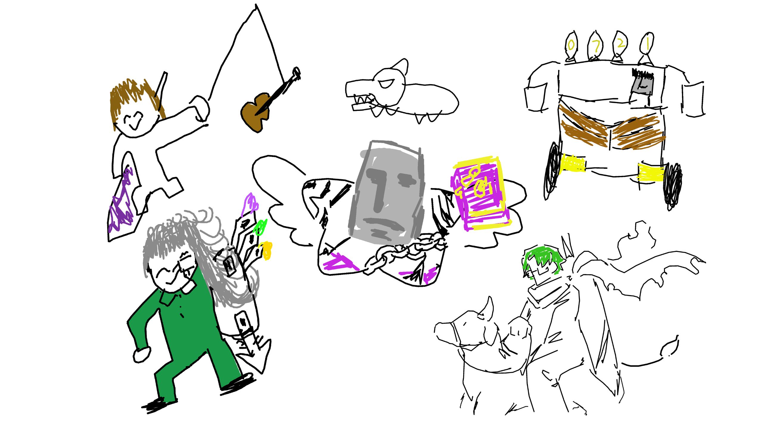 大运替代大脑，画笔代替思考[边狱巴士]