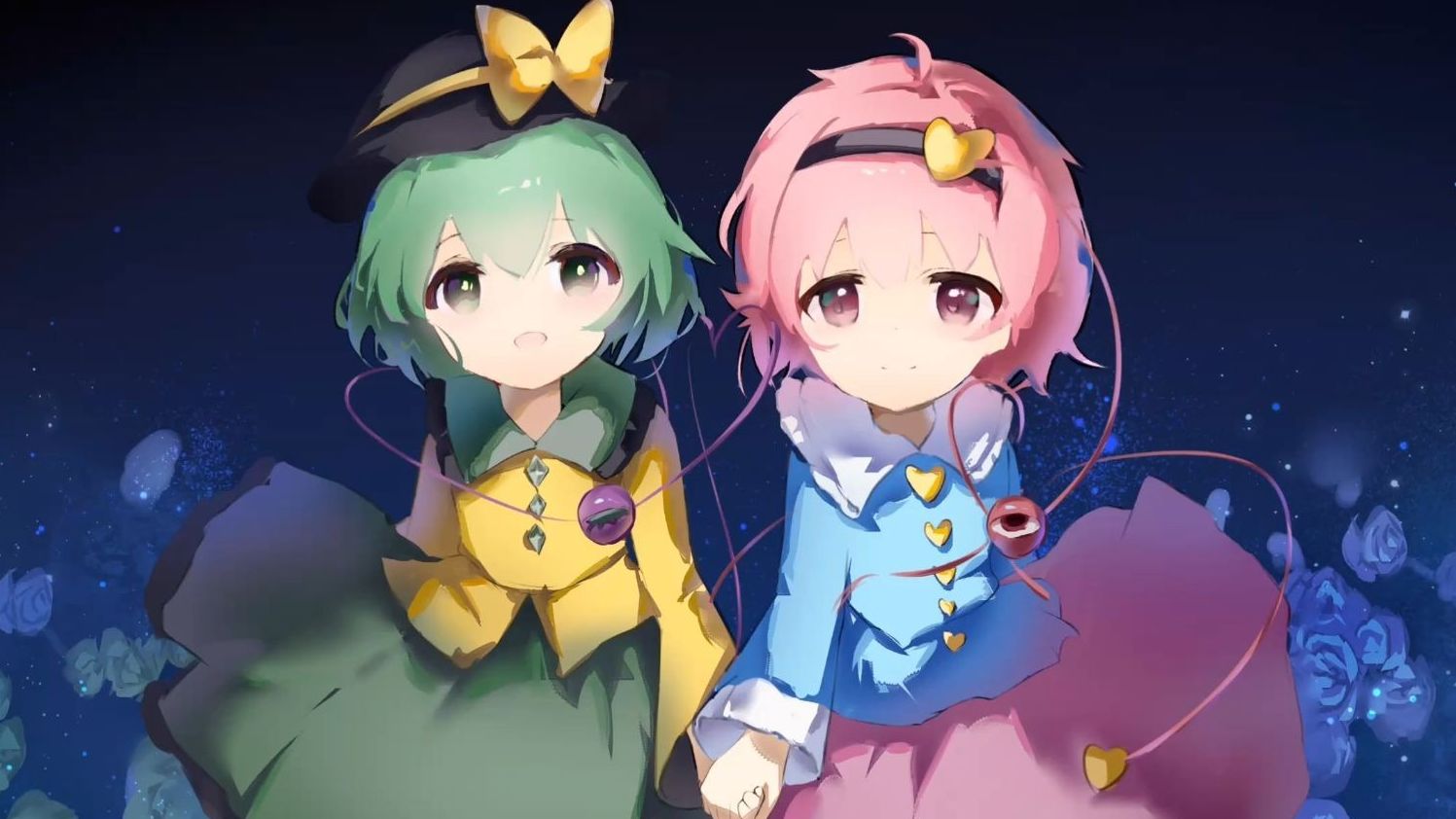 【東方绘画】觉恋与星河蔷薇