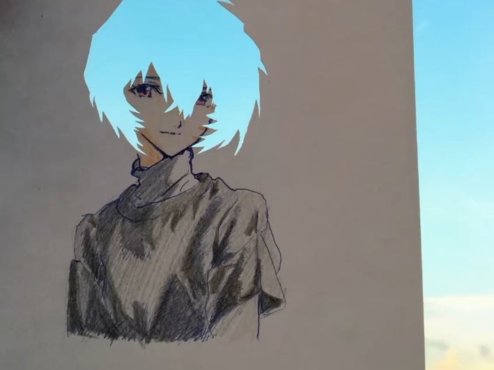 凌波丽来喽#画画