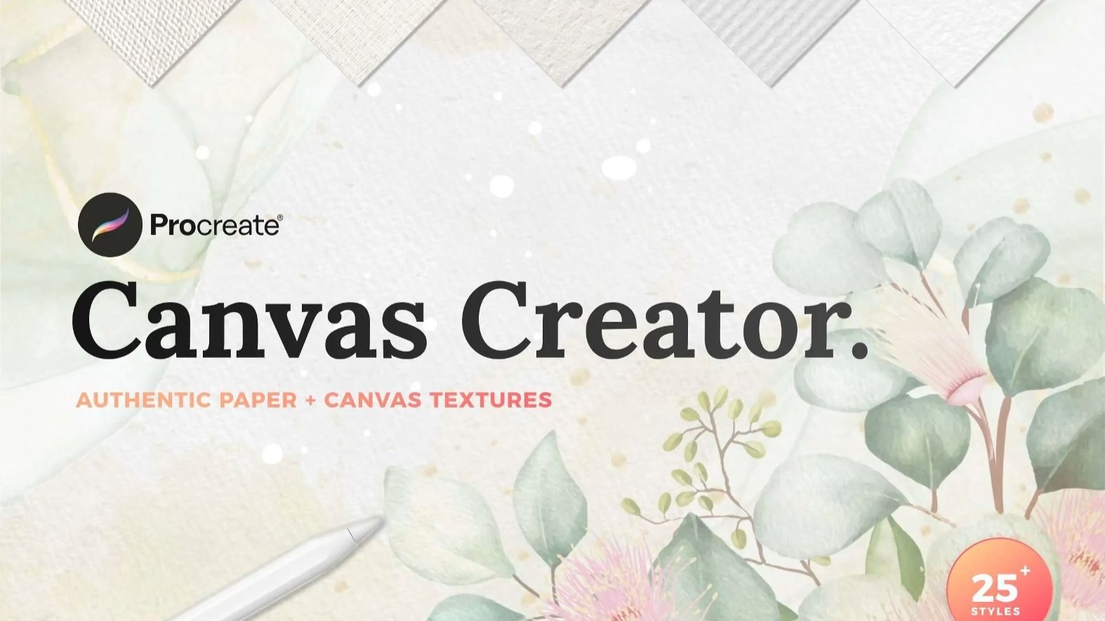 【图片】Canvas Creator 画布创作工具包 - 24种数码绘画纸质