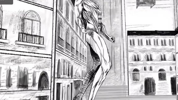 进击的巨人手绘