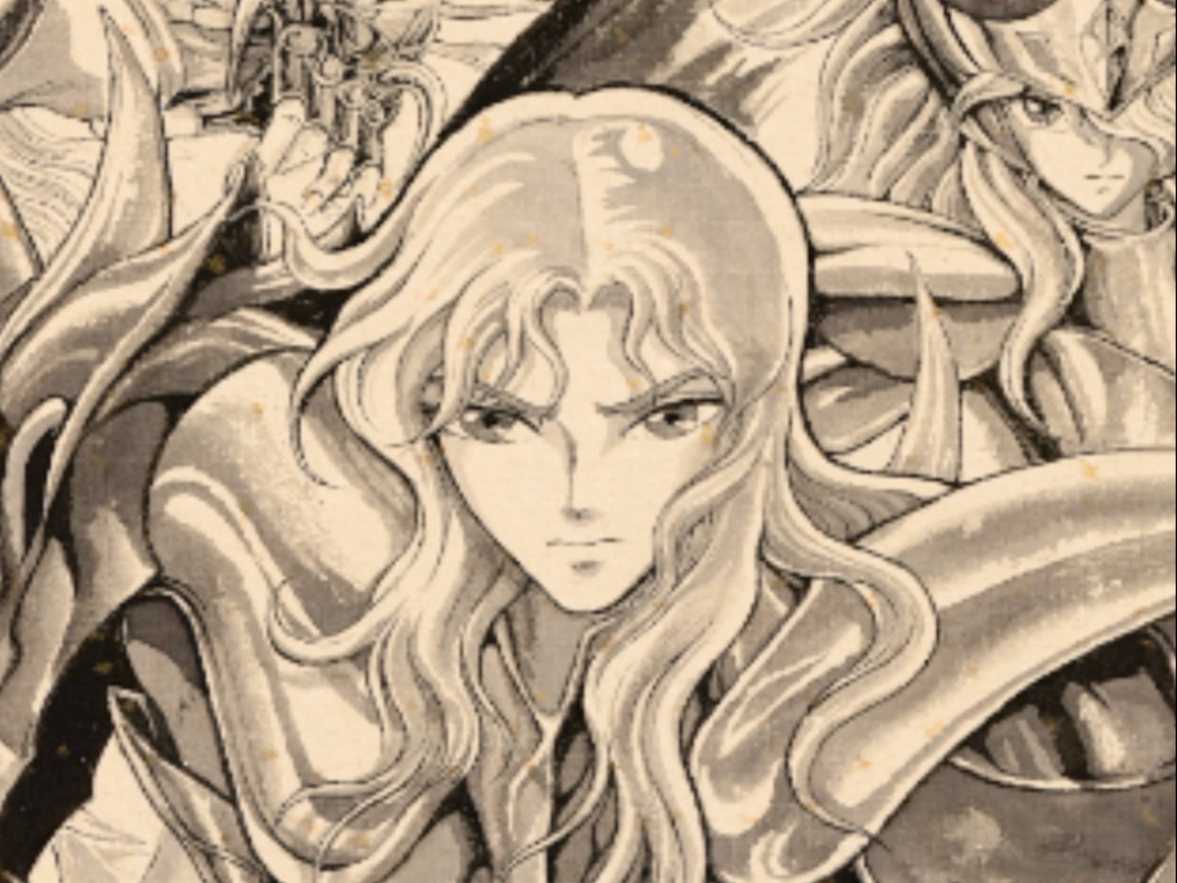 《圣斗士星矢》圣斗仙宫篇 水墨手绘卷轴全记录