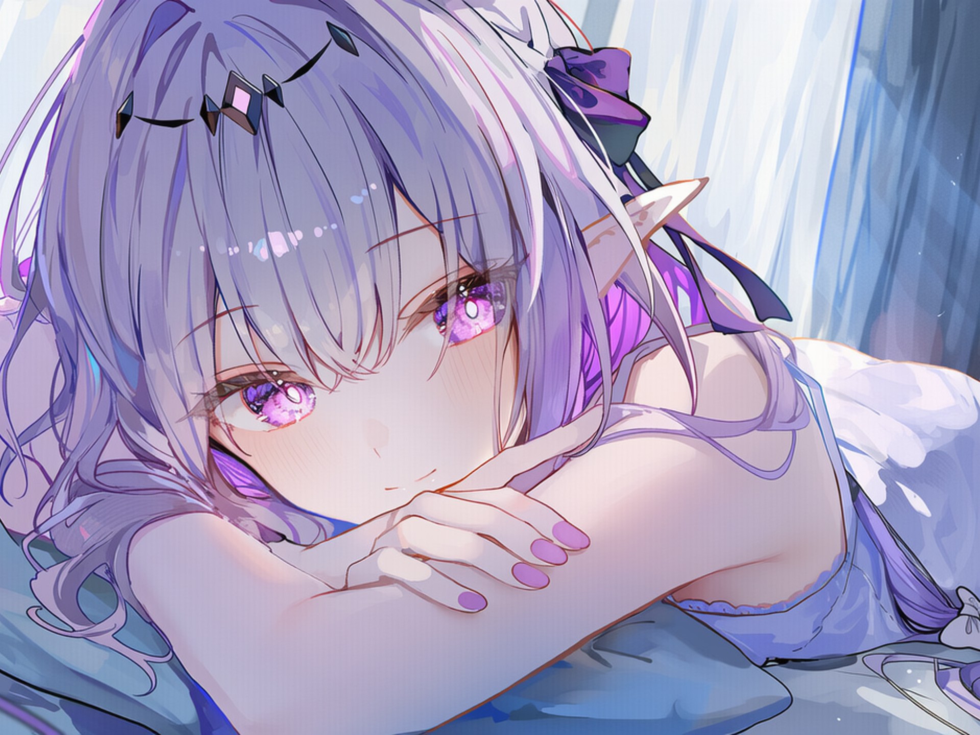 遐蝶:请好好看着我。