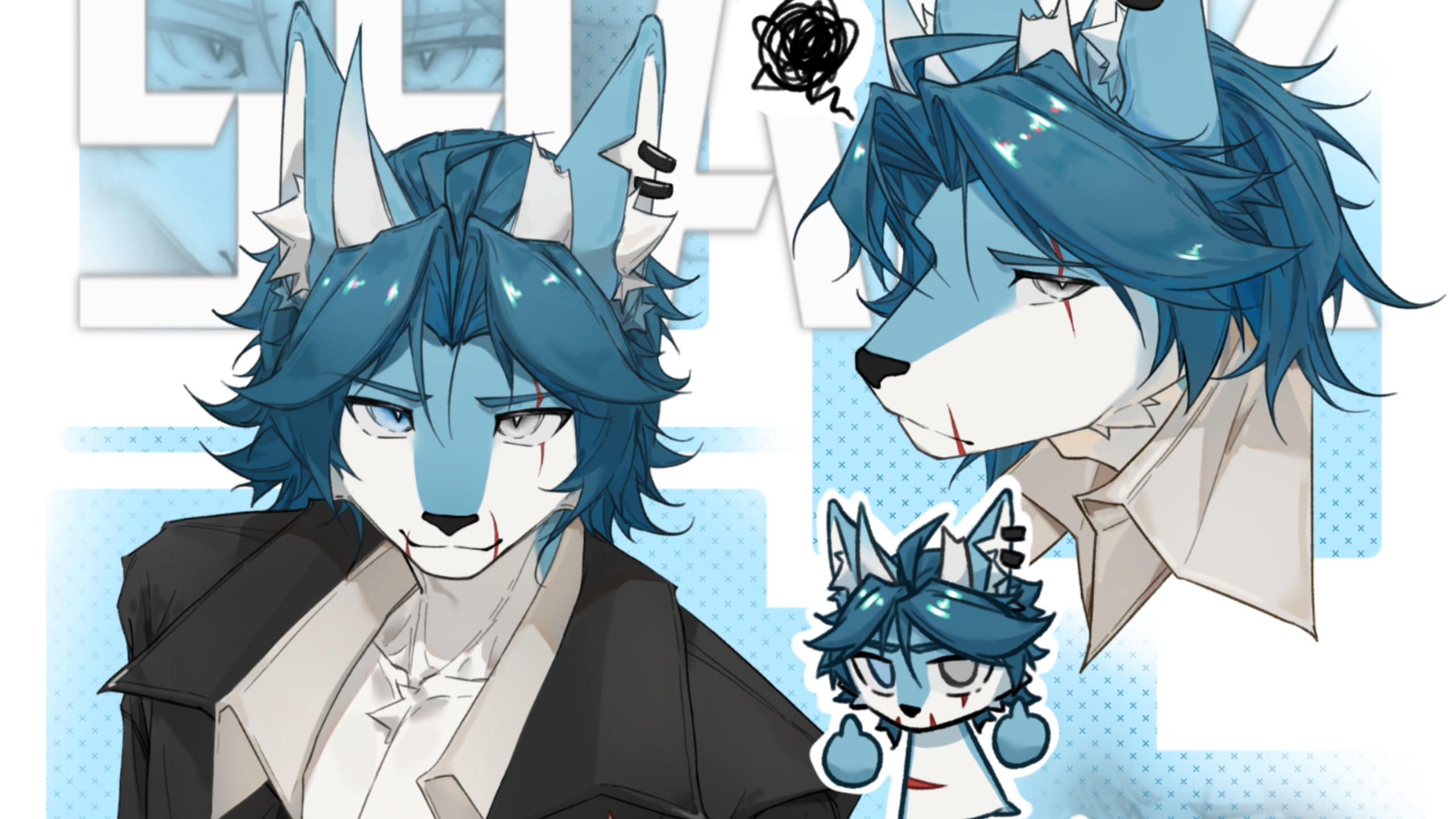 【稿件过程/杂谈】深情地画稿爽