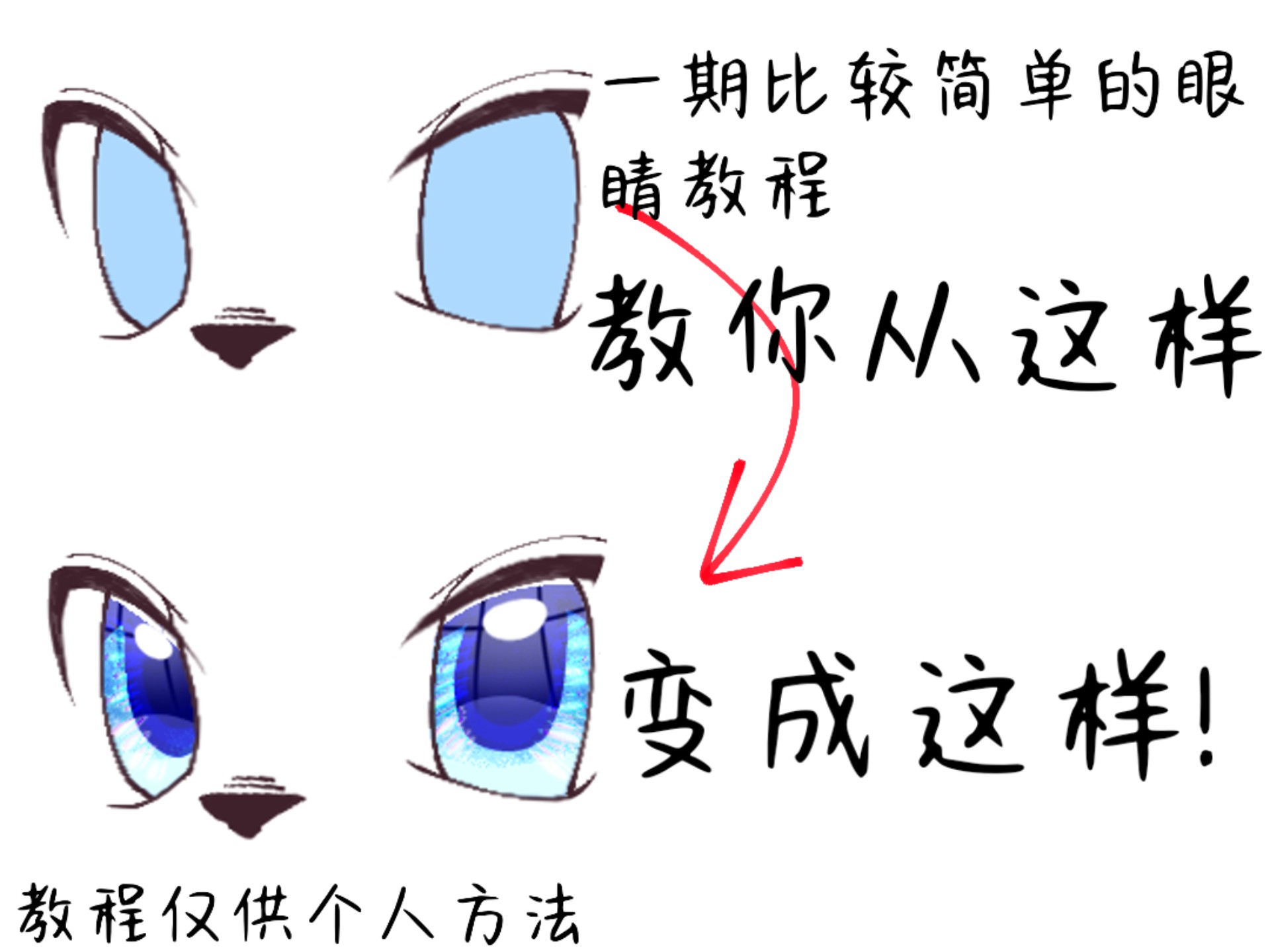是一期比较适合小萌新的眼睛教程