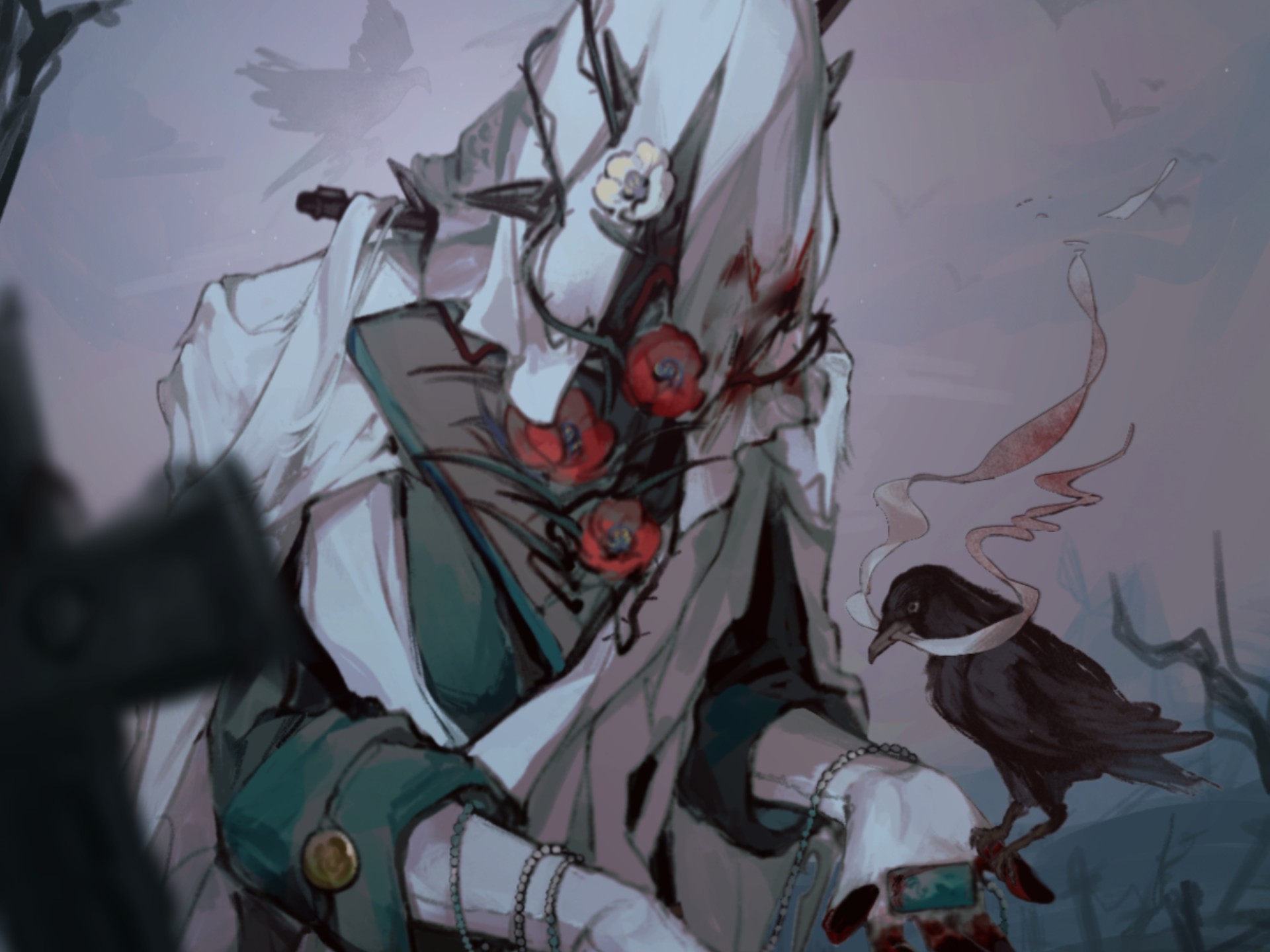 【绘画过程】焦土的余音