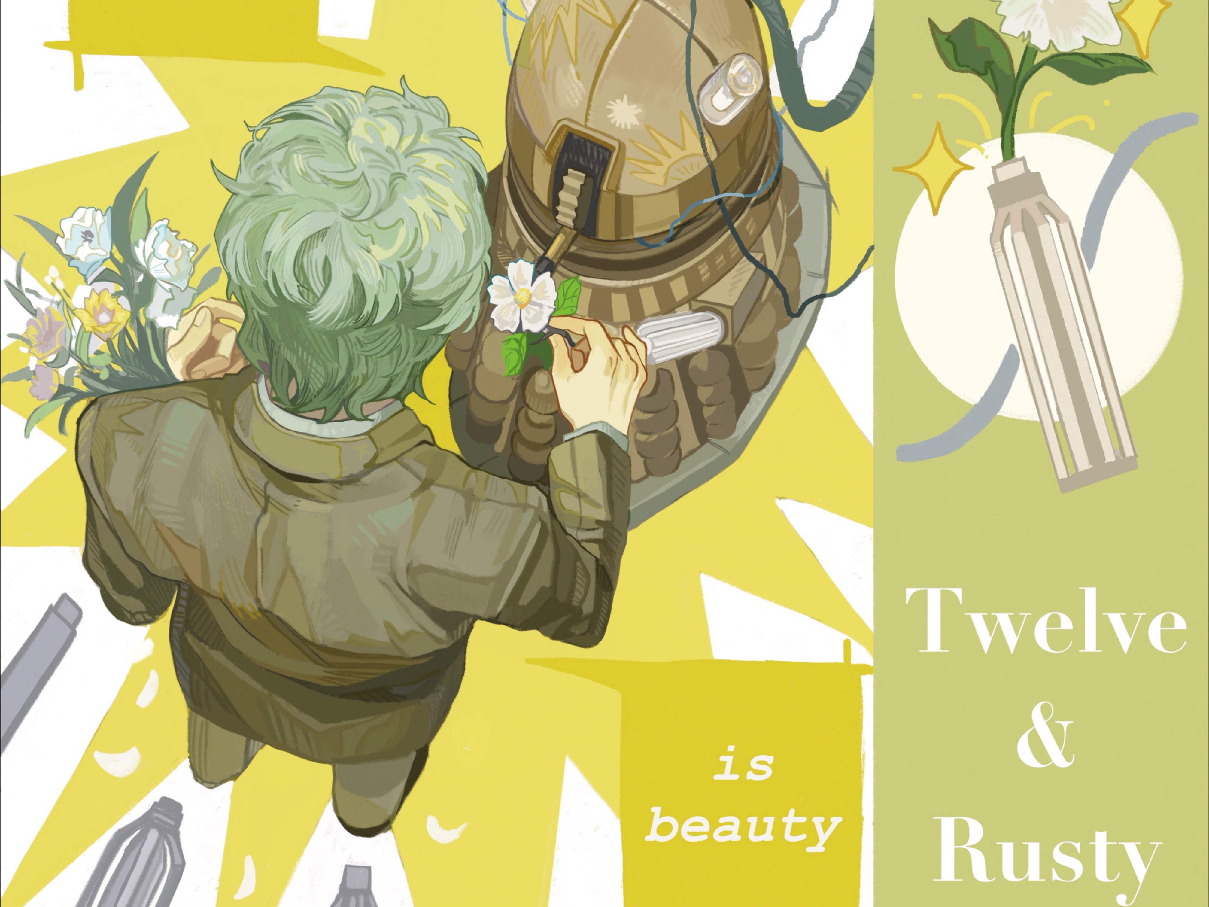 【绘画过程/神秘博士】博士和锈锈，戴立克之心