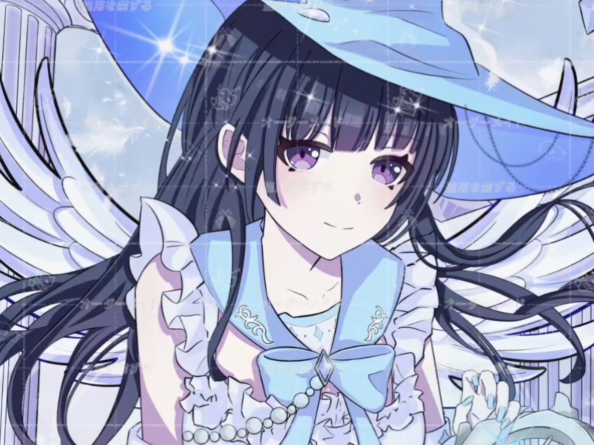 水色魔法使 白金燐子 稿件 绘画过程
