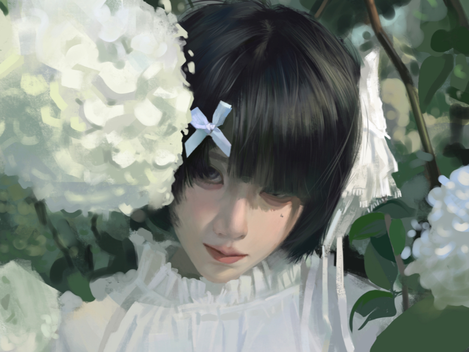 像是百花撞了春天