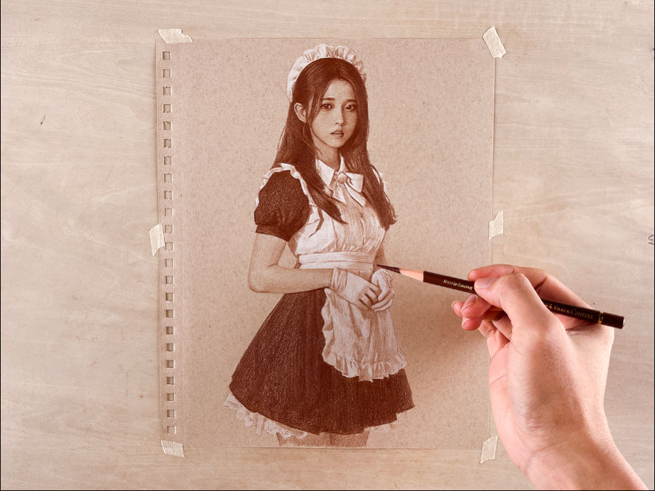 画画不打草稿就是爽