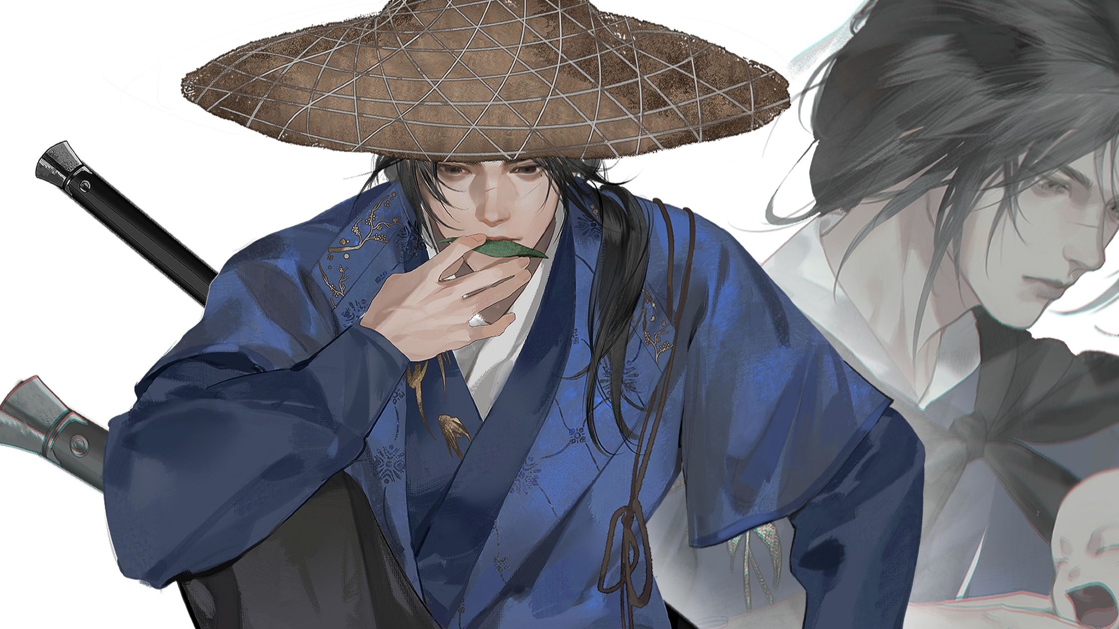【绘画过程】江叔35岁但刮了胡子