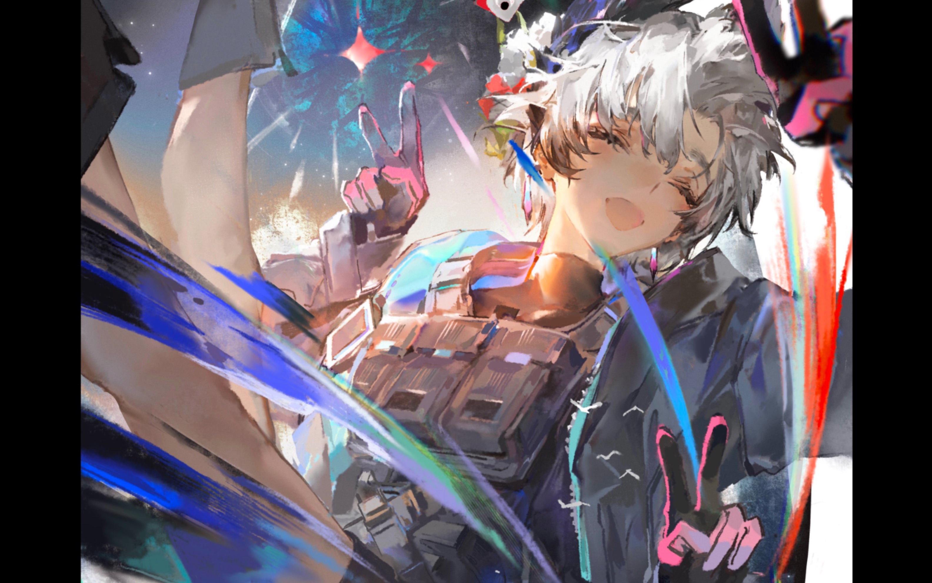 【明日方舟绘画过程】妈妈生的