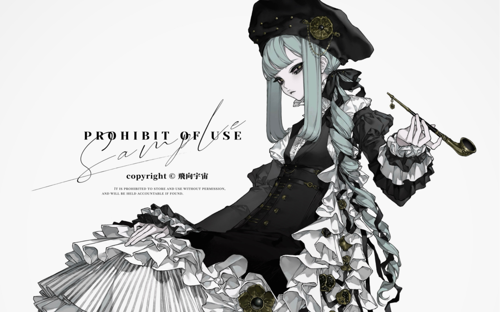 【procreate】新服设立绘稿件作画视频(100+倍速)-阿星/wb:弗