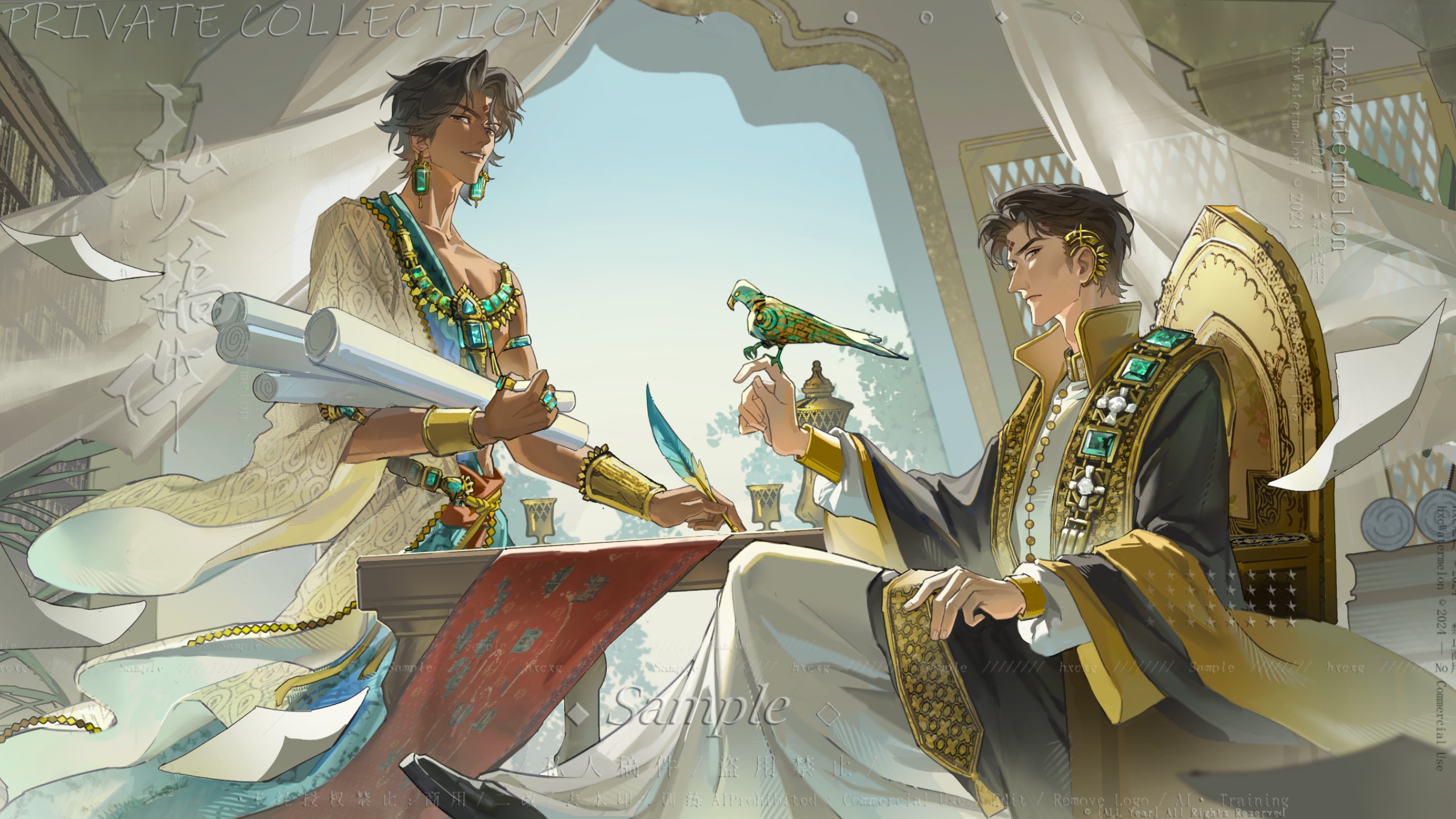 《苏丹的游戏》贤者之国结局绘制