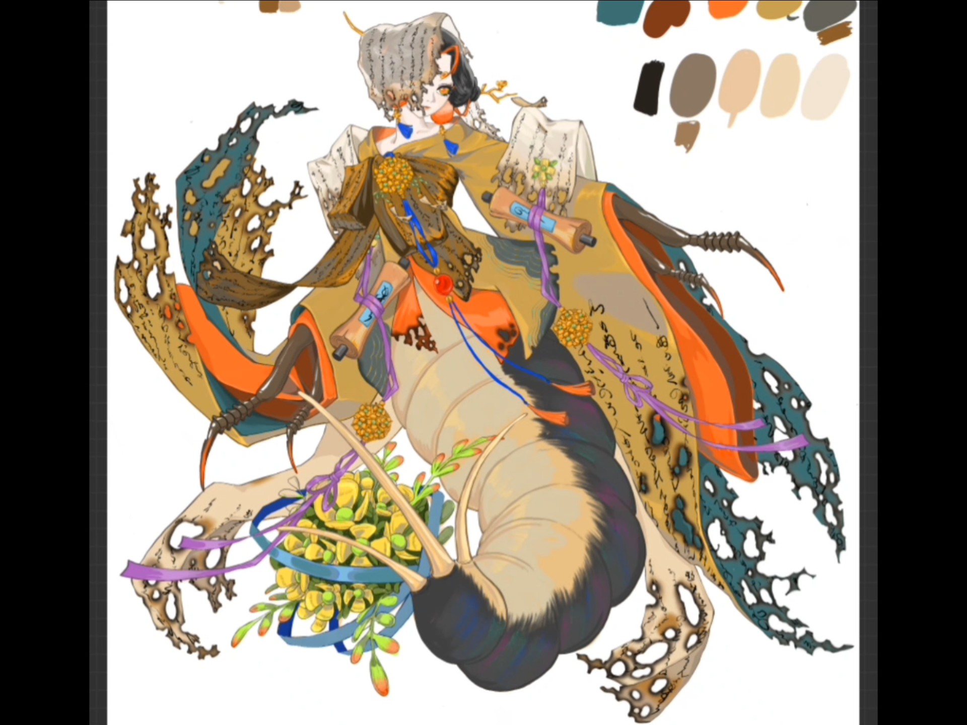 於菊虫百绘罗衣皮肤“蠹食芸香”