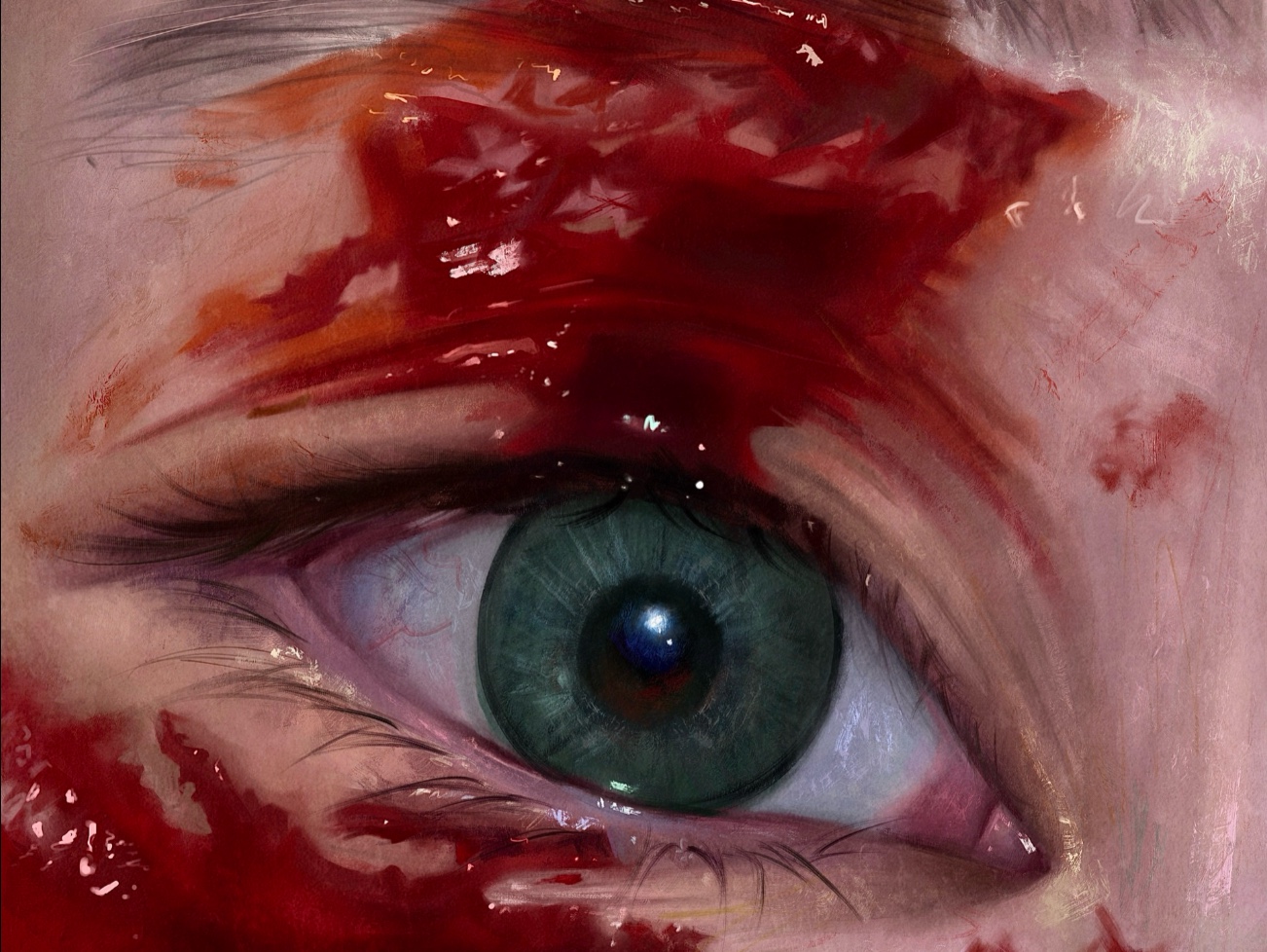 我闷闷的 像永远活在阴天