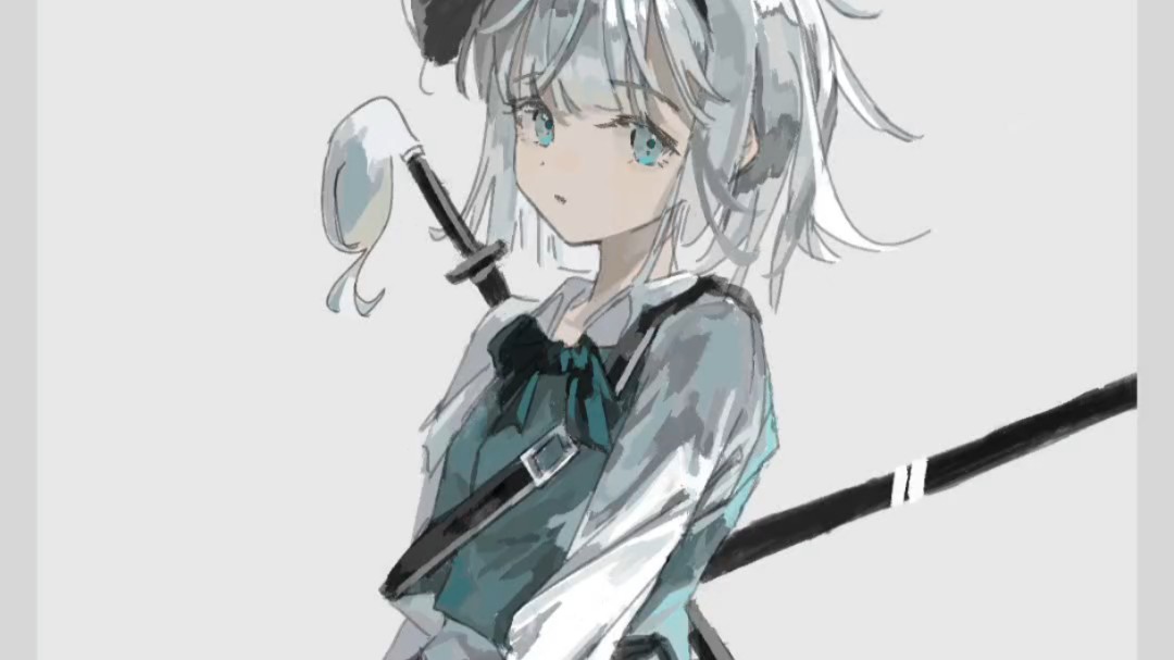 【绘画过程】妖梦日