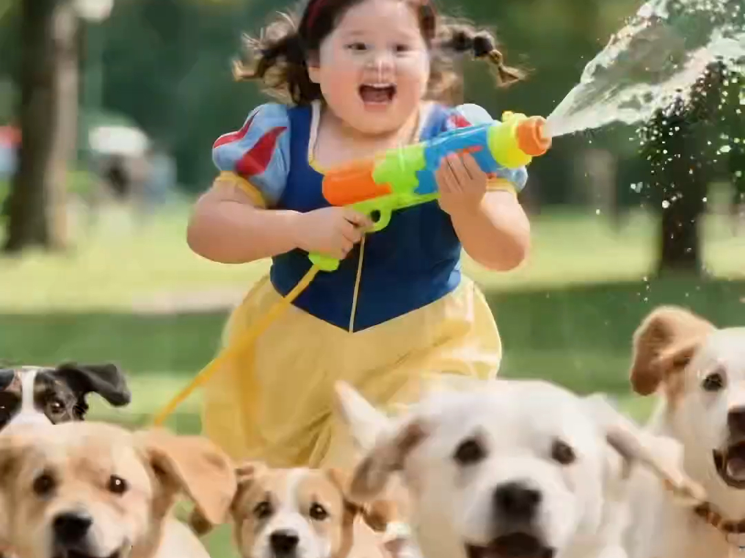 小白雪和小敖闰pk