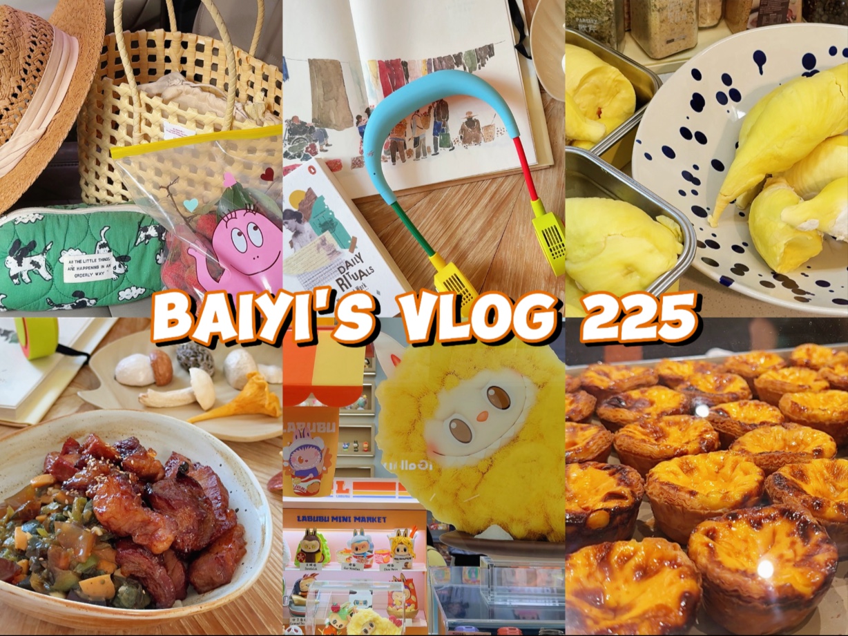 独居日记vlog225|低能量日常 食堂没了|购物开箱 挂脖风扇 书