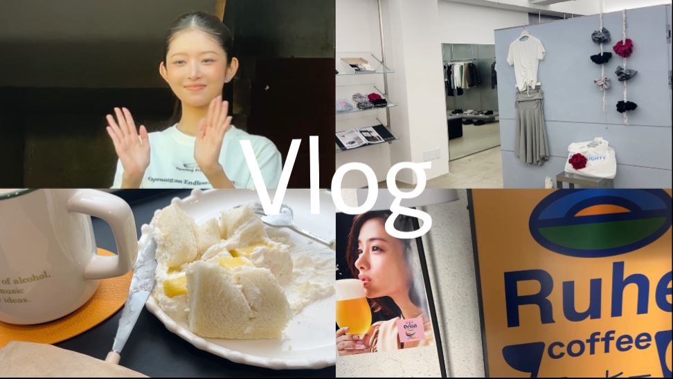 韩国研究生vlog｜半工半读首尔生活｜坠入花田｜韩女日常都怎么穿｜见