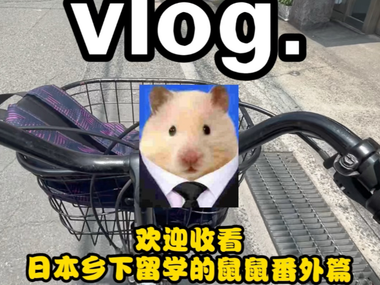 Vlog｜日本乡下留学的鼠鼠怒蹬自行车去办卡