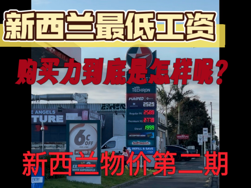 新西兰最低工资购买力到底怎样？第二期
