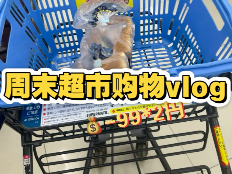 在日本乡下留学的鼠鼠周末超市购物vlog（七周目）