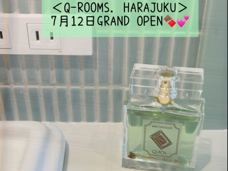 Q-pot. Q-ROOMS. 原宿