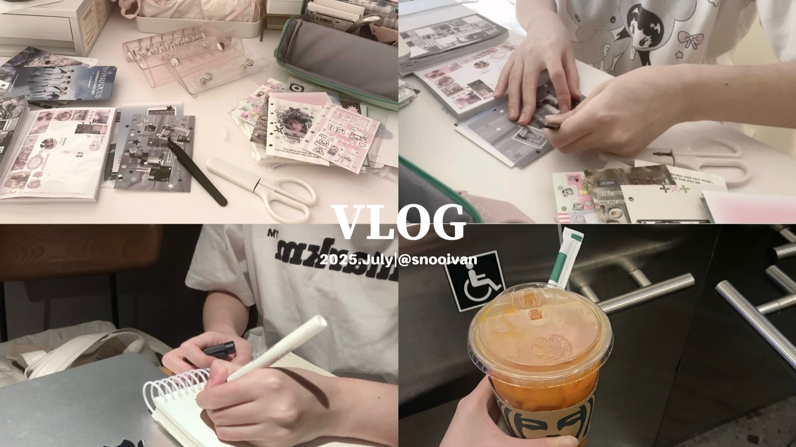 VLOG :平平无奇夏日宅家日常/m5手帐/一些学习记录/新设备/晚