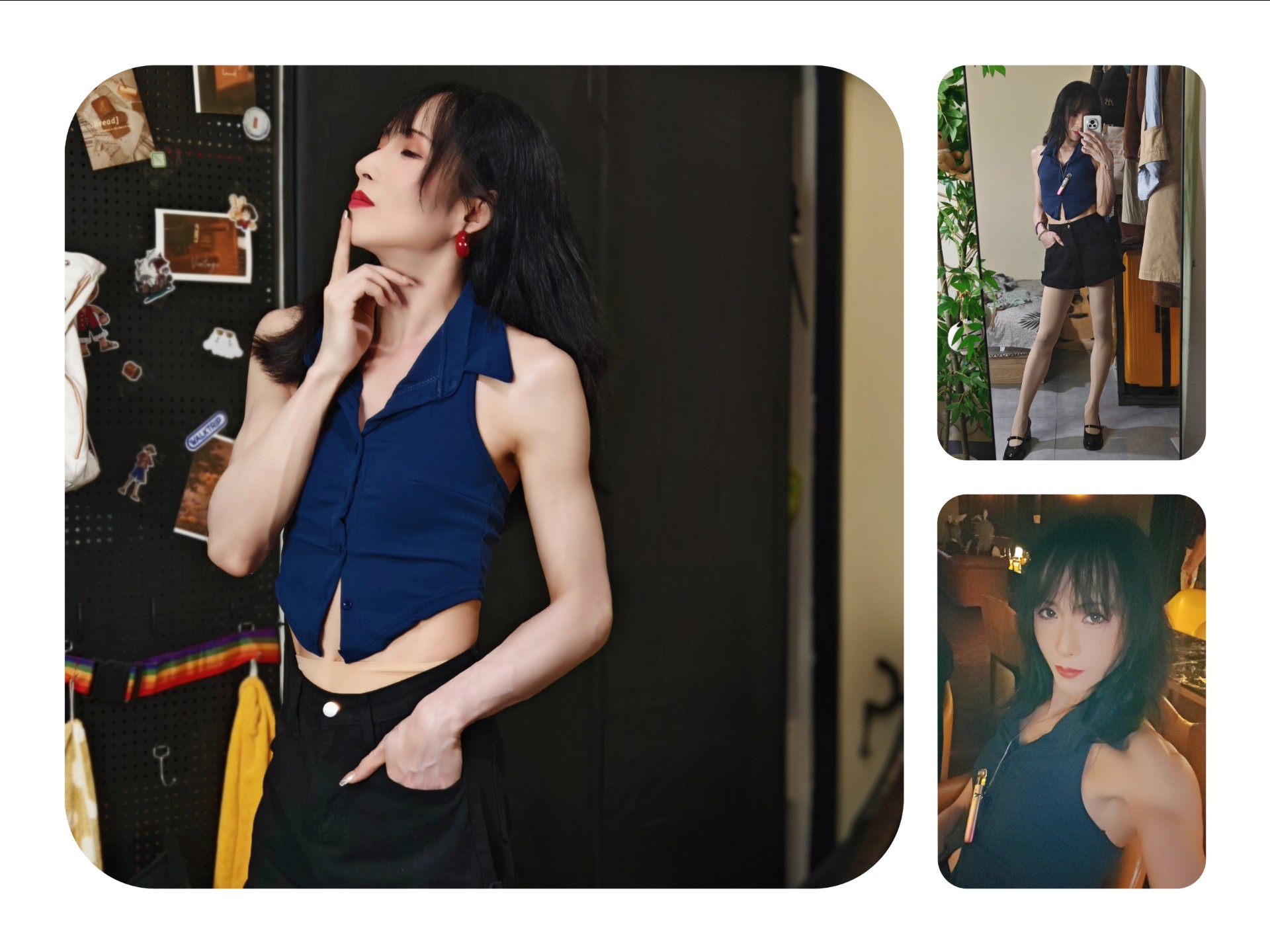 去参加了一场不能说的社交派对。只有我还在做女装vlog长视频