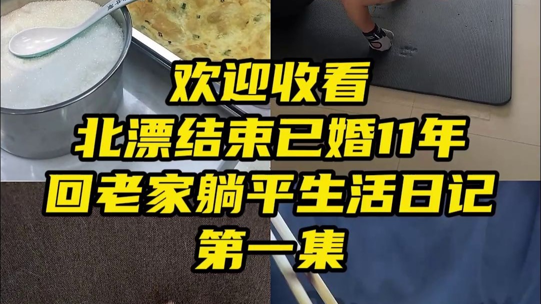 记录北漂夫妻回老家躺平的一天，有爱人，有猫，有胡辣汤