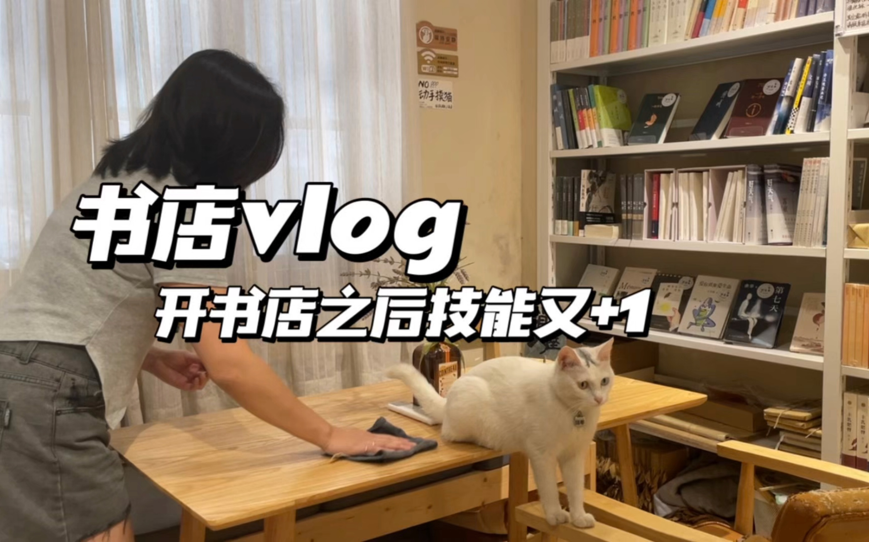 书店vlog｜开书店除了钱少事多之外没有缺点，甚至可以边开店边学
