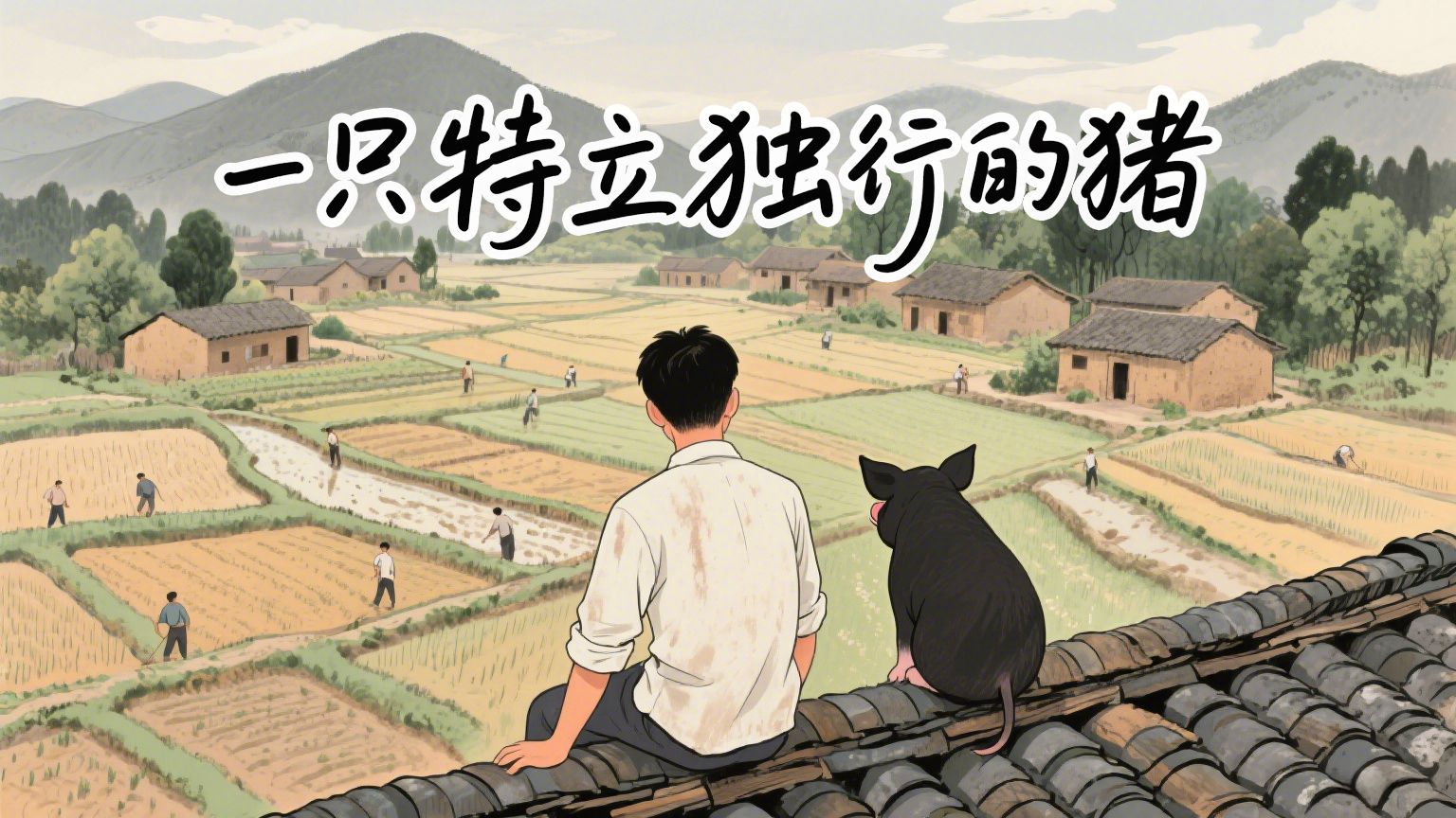 自制AI动画《一只特立独行的猪》王小波【AI影像征集大赛-中