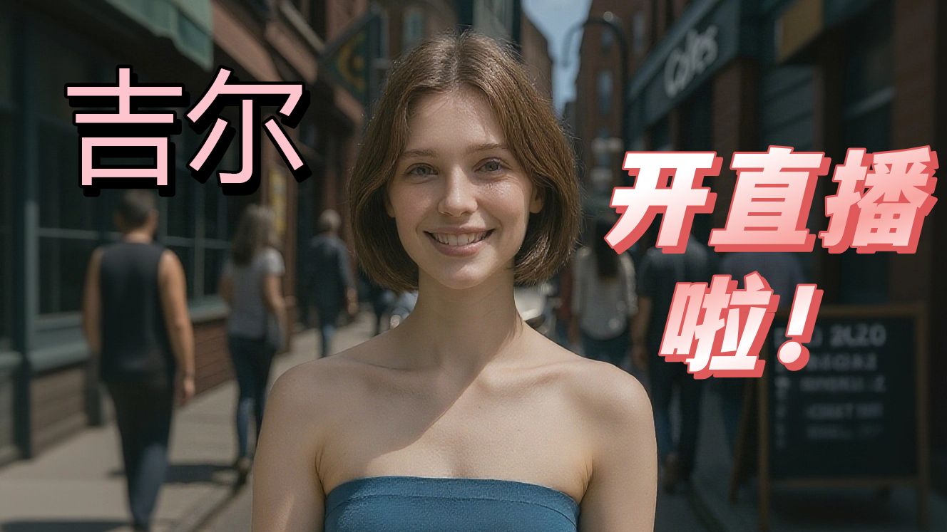 吉尔在浣熊市开直播了，快来看直播切片vlog！