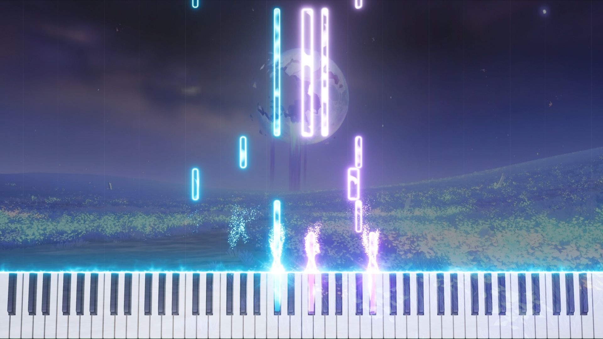 遐蝶花海BGM《安提灵花语》钢琴版翻录