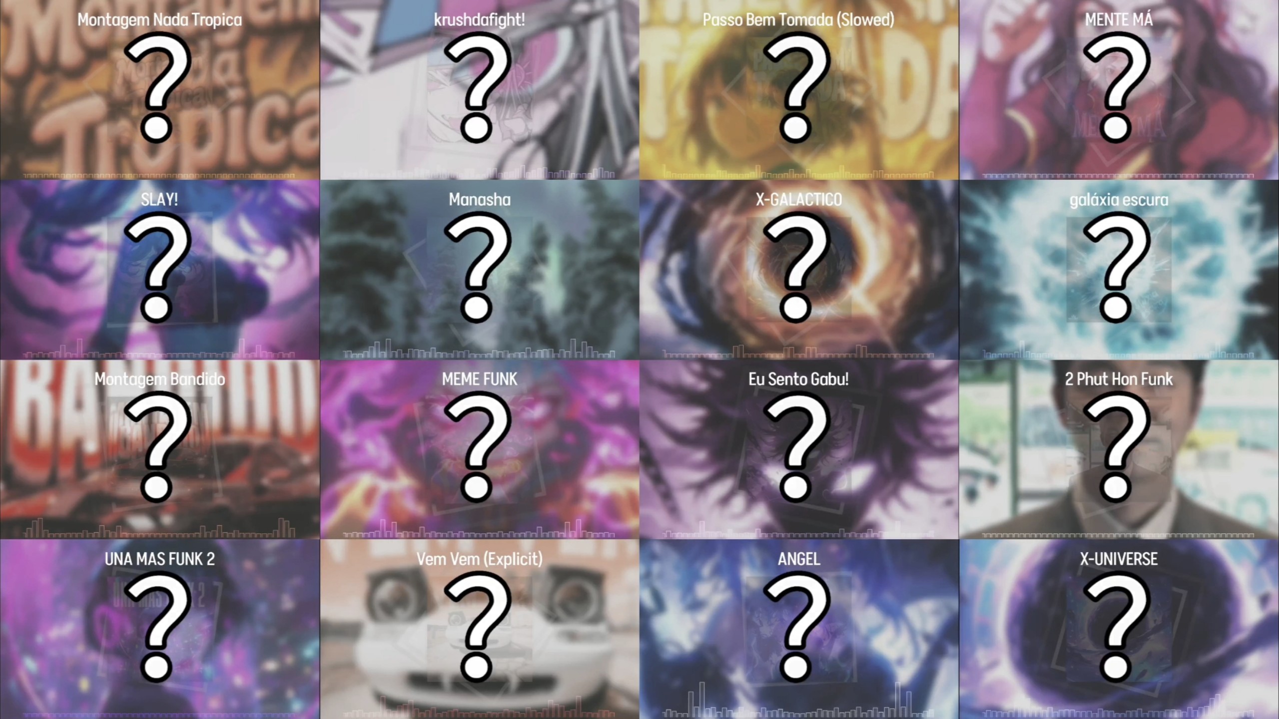 16首 近期爆火的巴西Funk 盲盒 [2.0]