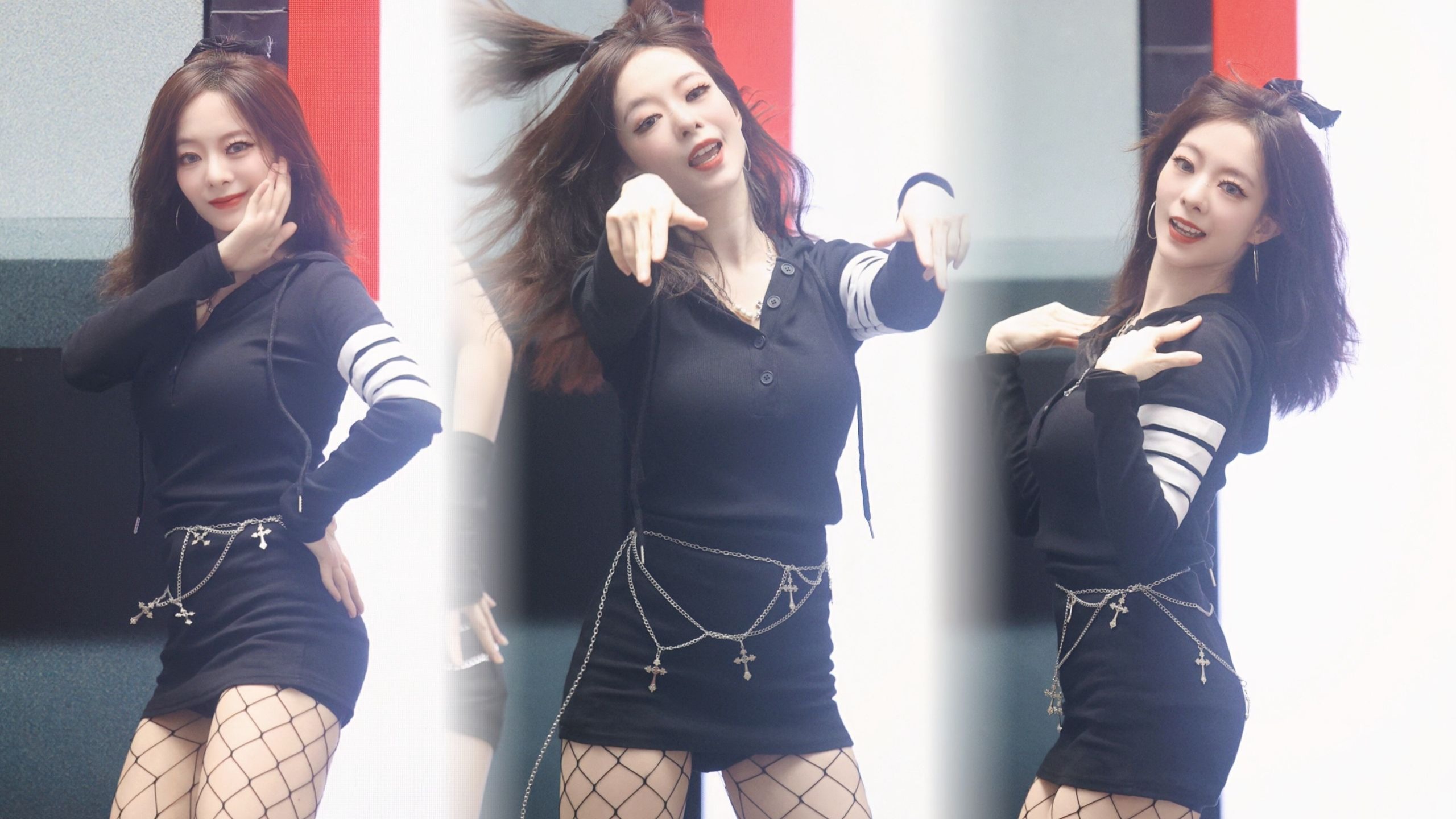 【水饺】在见到裴珠泫姜涩琪的TILT痛楼路演，连身高都很还原( 