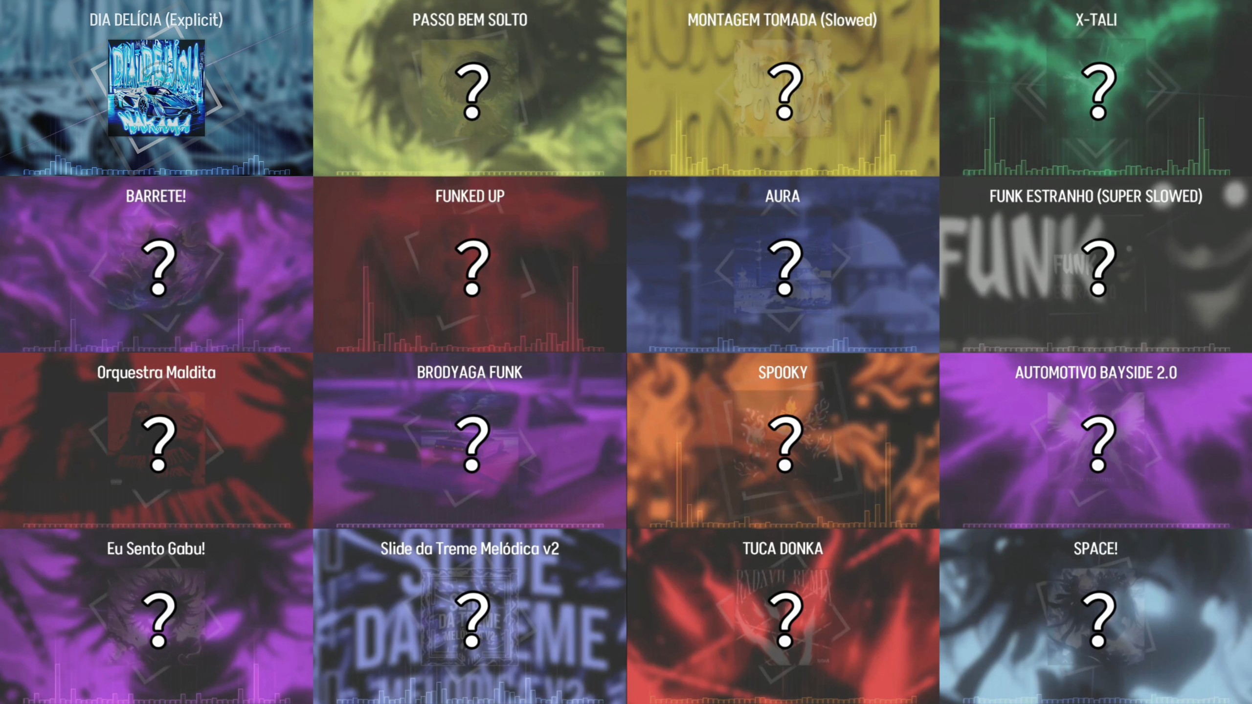 16首 巴西Funk 盲盒