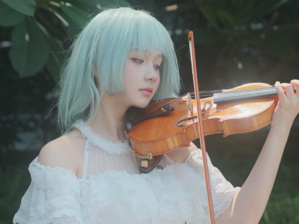 库洛fest，白裙弗洛洛的小提琴演出，你来了呀漂泊者