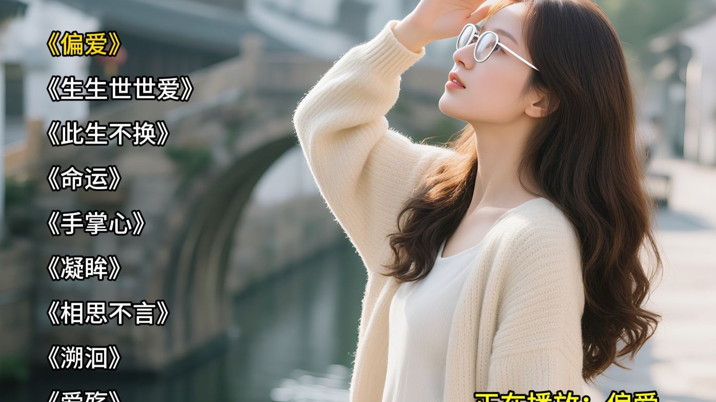 一人一首成名曲|前奏一响宿命感拉满《偏爱》《生生世世爱》