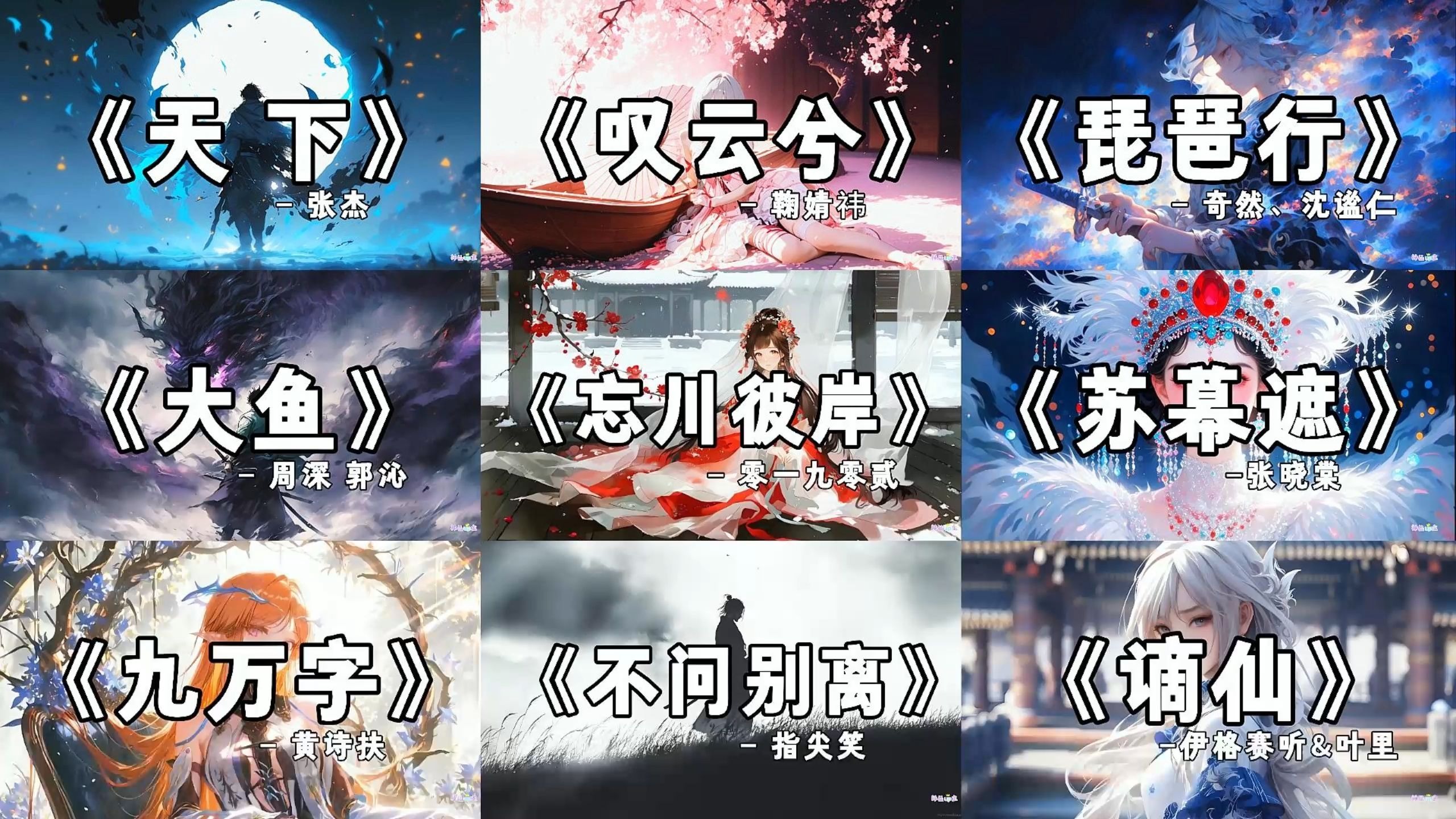 “那些百听不厌的古风歌曲“
