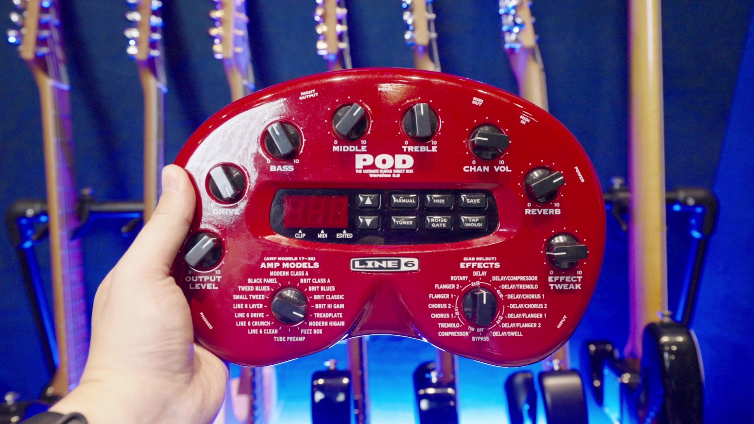 【好家伙】情怀开箱当年梦中情块“红腰子”Line6 POD 2.0｜上