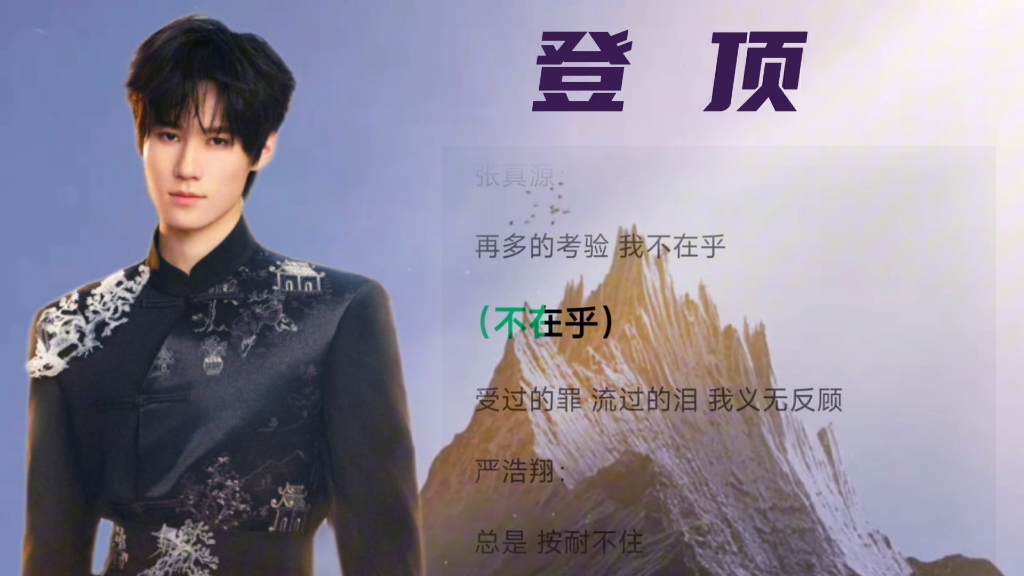 【张真源】20250714登顶歌词版cut