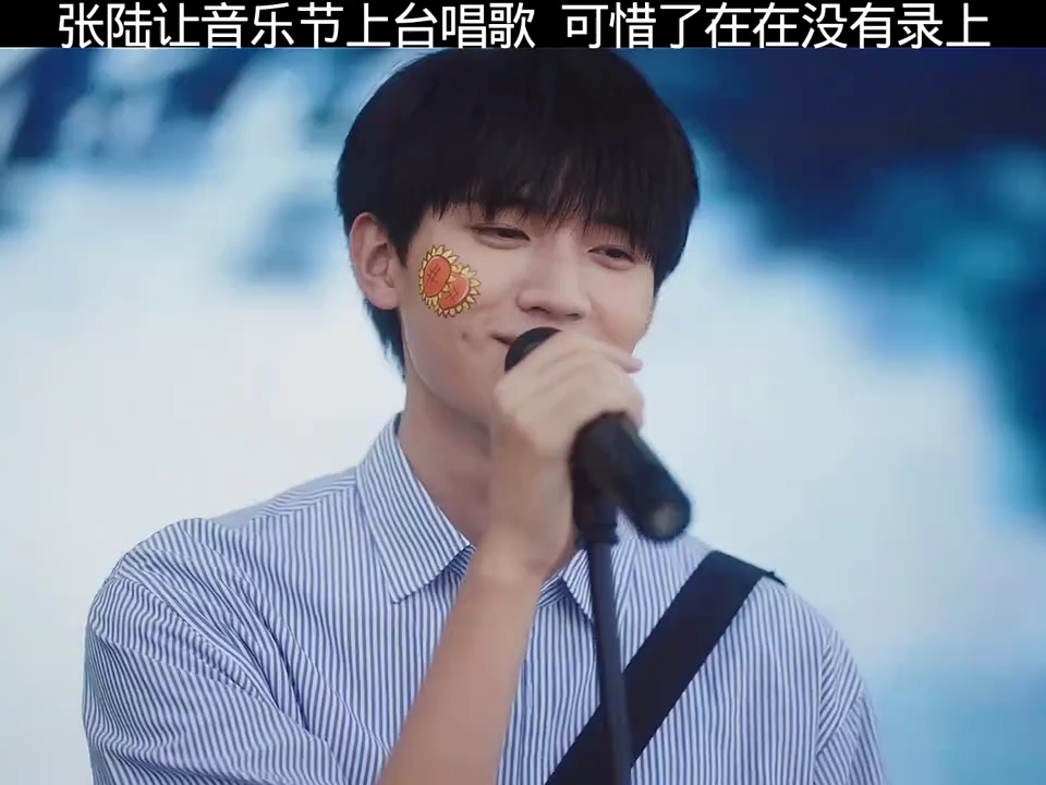 张陆让音乐节上台唱歌，可惜了在在没有录上