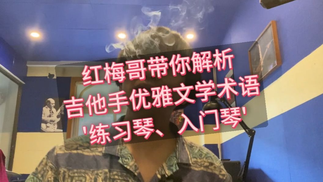 红梅哥带你解析术语：练习琴